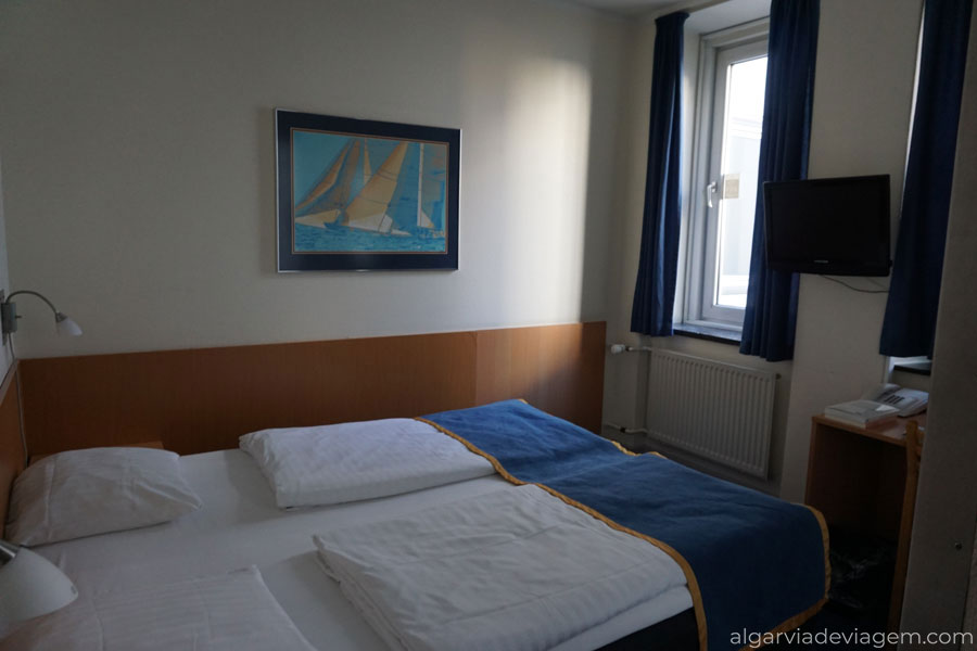 O nosso quarto no Hotel Maritime